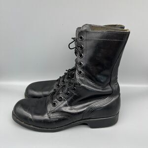 Vintage Military‎ Combat Boots 1984 size 8 Regular Waffle Sole RO Search Leather